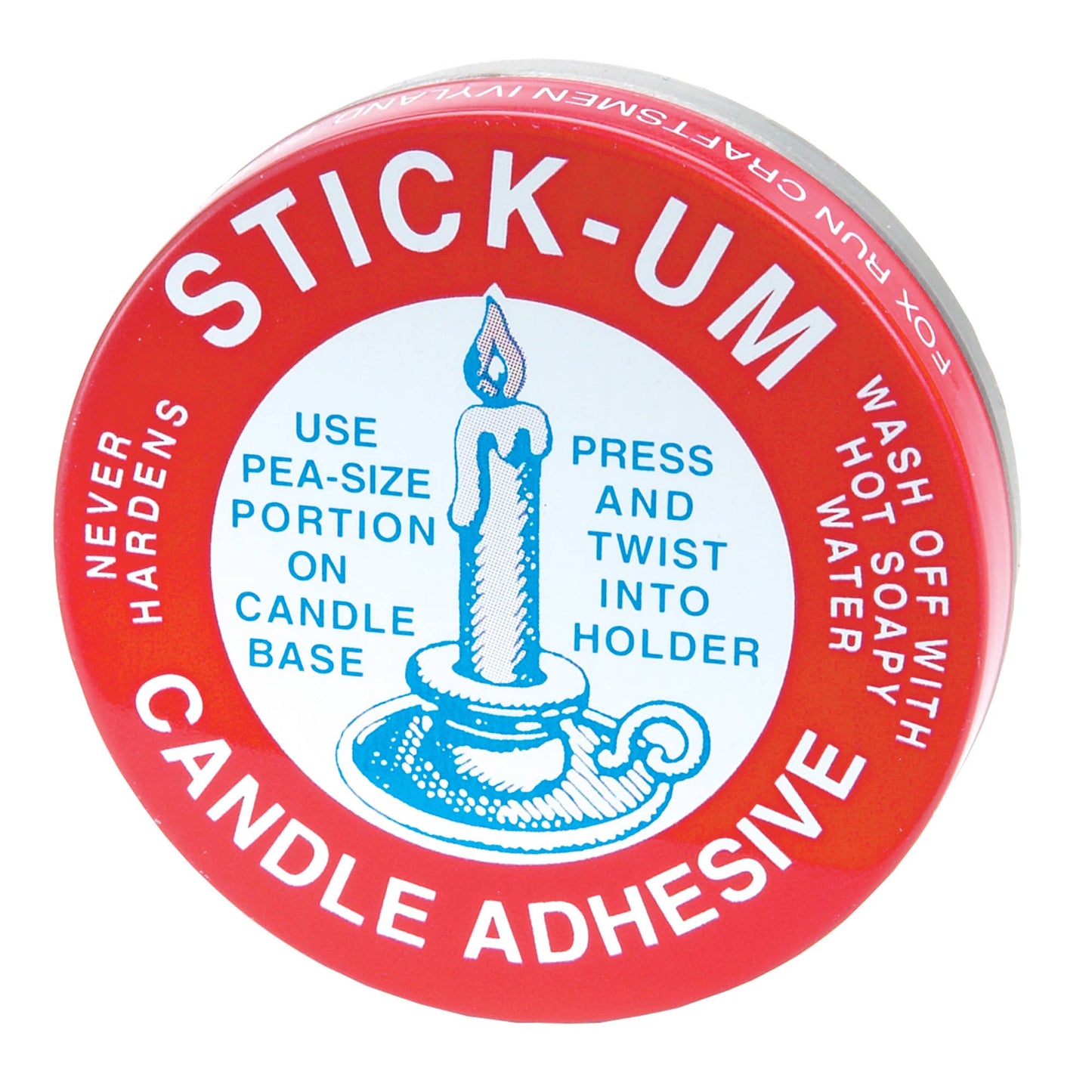 Fox Run Stick-Um Candle Adhesive, 0.5-Ounce, Display of 36