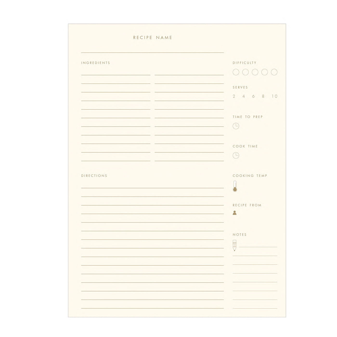 "The Recipe Book"