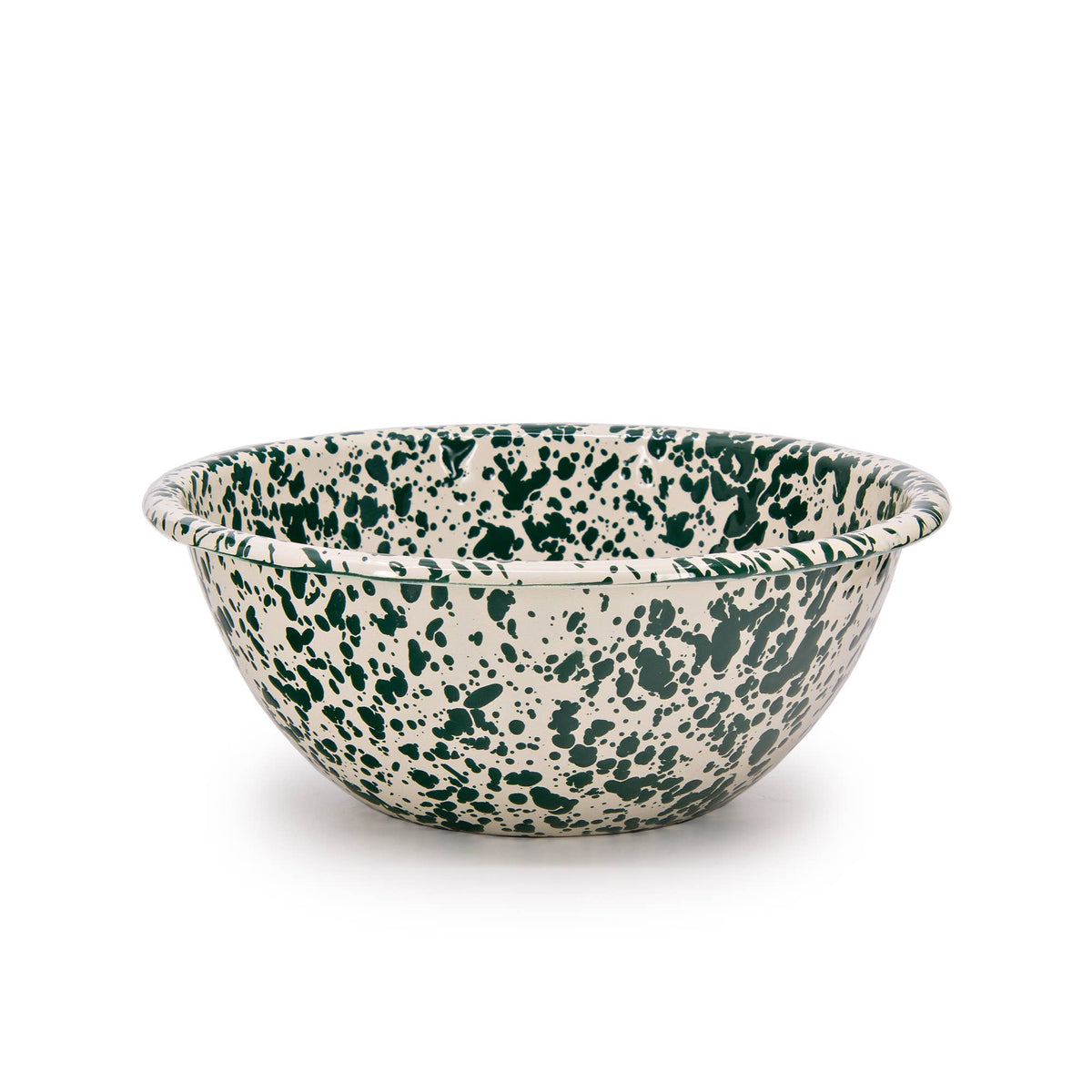 Splatter Enamelware Small Serving Bowl