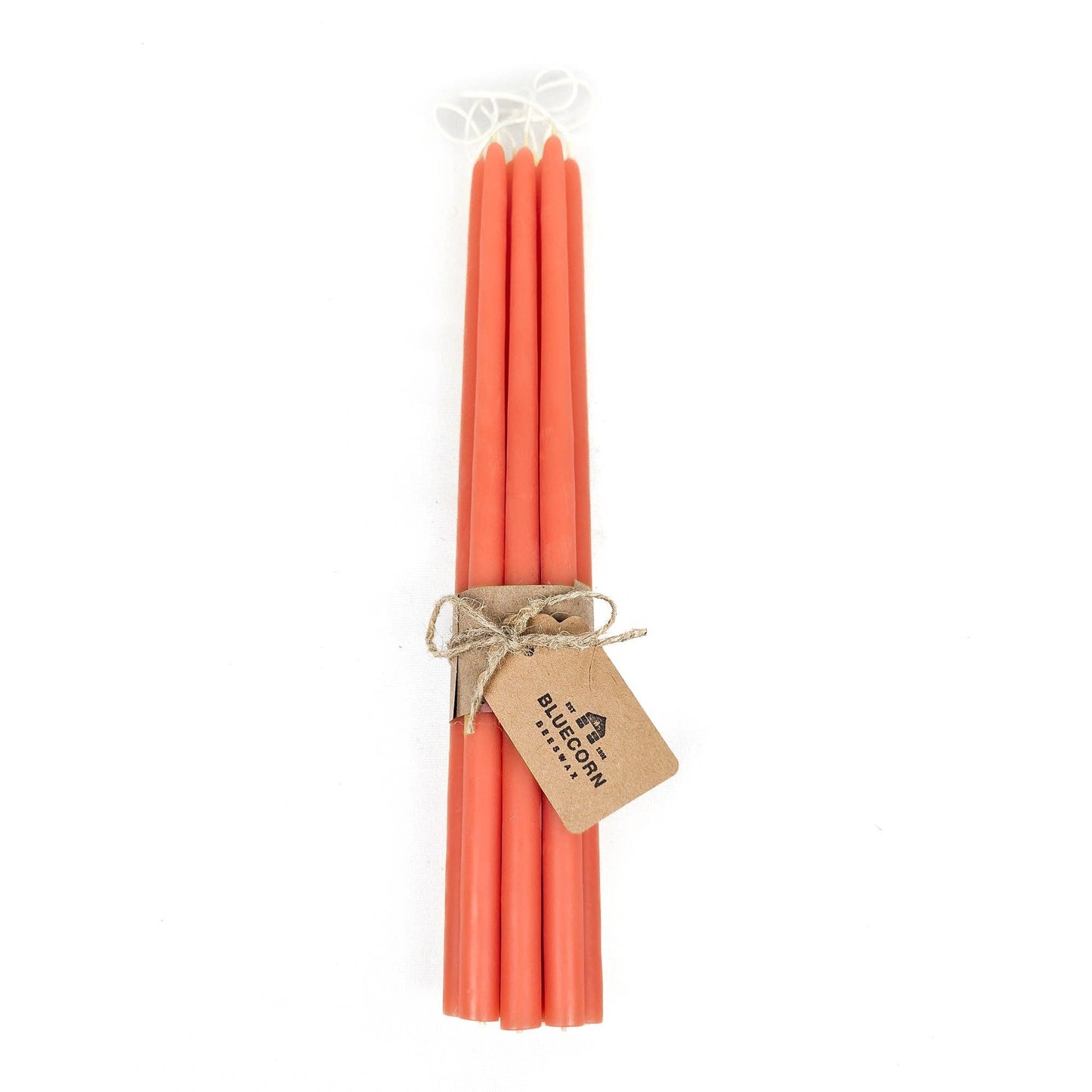 Hand-Dipped Thin Beeswax Tapers (Set of 10)