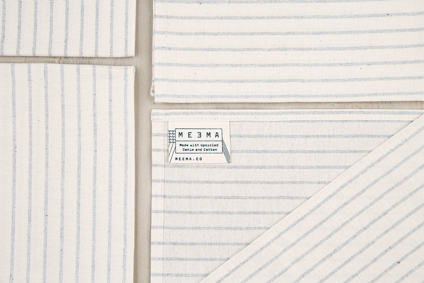 Striped Napkins - Natural – Upcycled Cotton