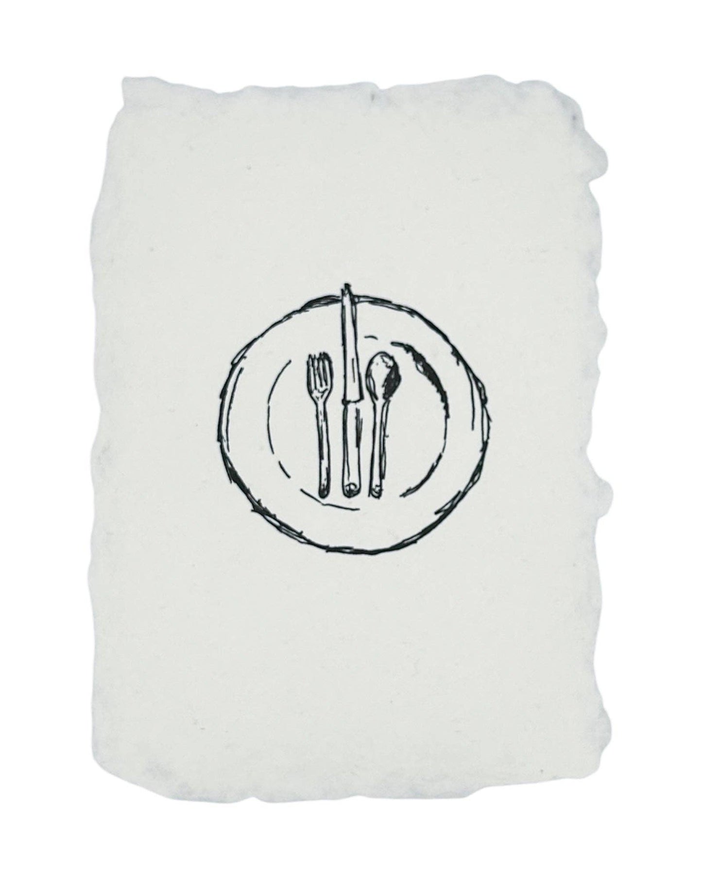 Place setting art print
