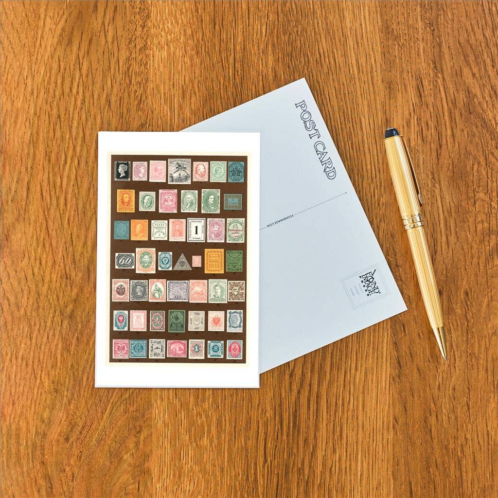 Postcard LT-240 Stamps of the World