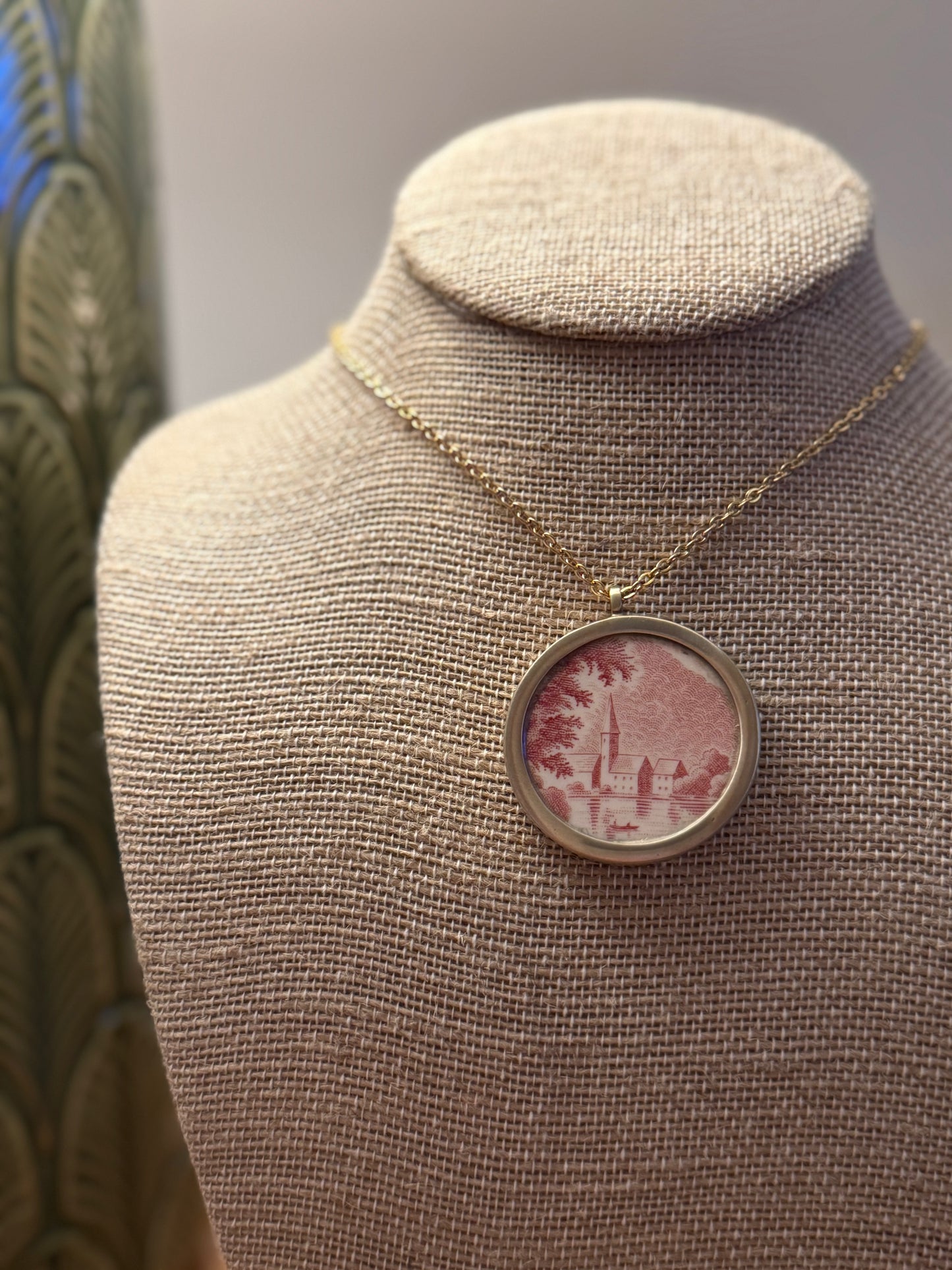European Porcelain Necklaces (Medium, 3.5cm)