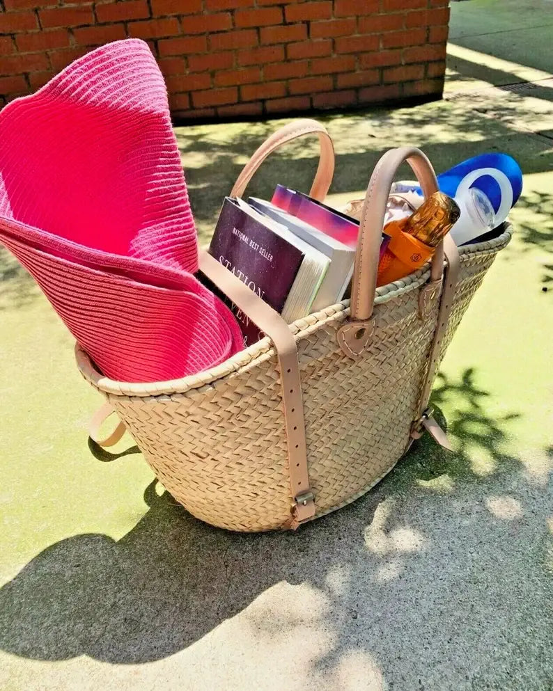 Moroccan Market Basket Backpack