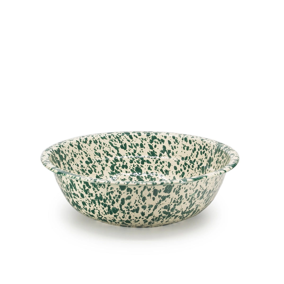 Splatterware - Enamelware Small Basin 4 qt, 12.25"