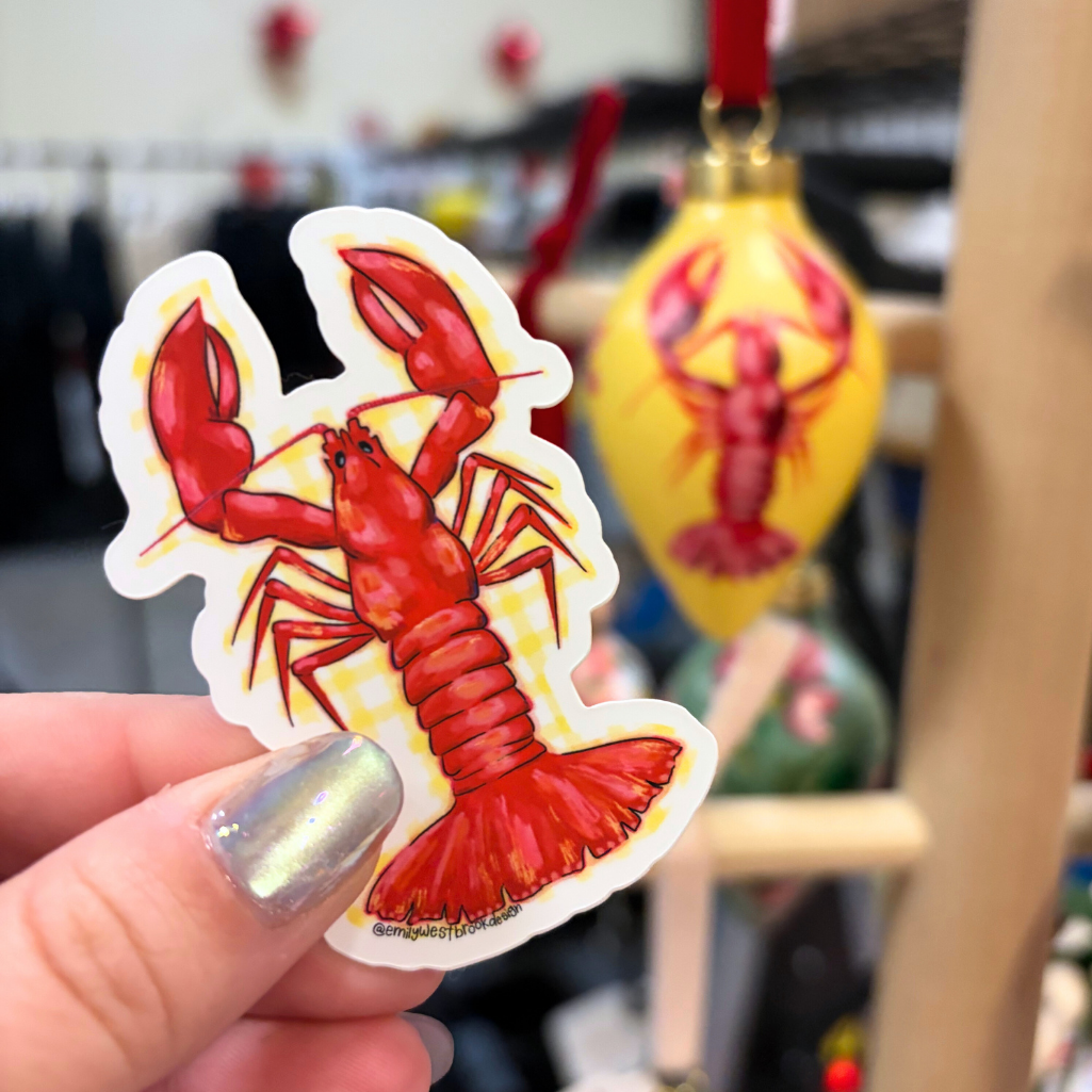 Coastal Lobster Sticker