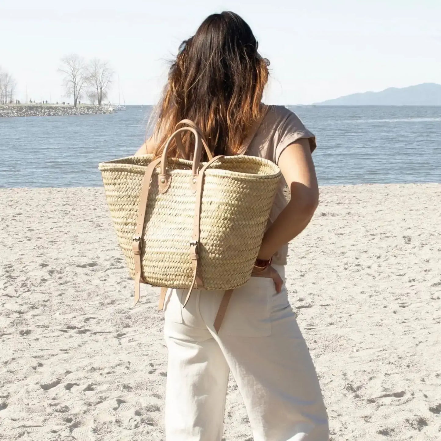 Moroccan Market Basket Backpack