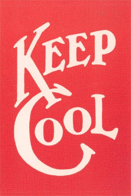 Postcard SQ-22 Keep Cool Slogan