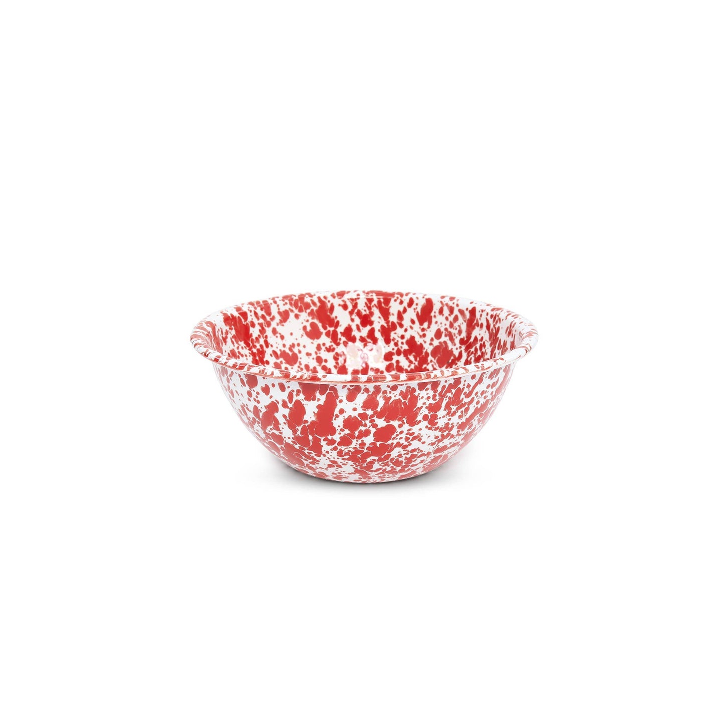 Splatter Enamelware Small Serving Bowl