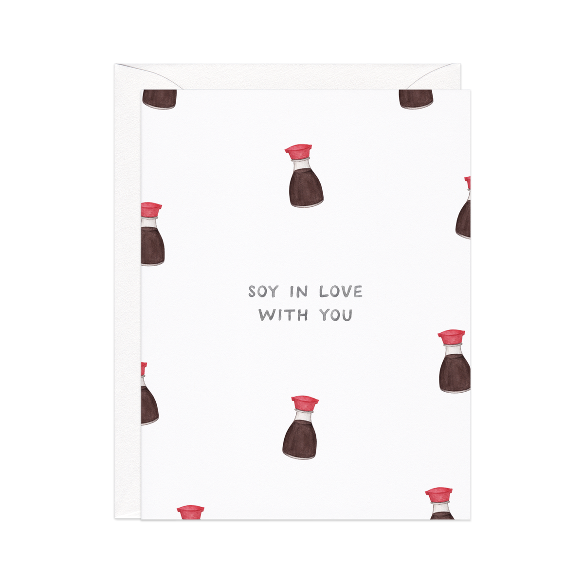 Soy In Love — Asian Food Pun Love Card