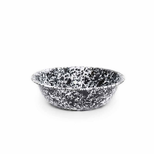 Splatterware - Enamelware Small Basin 4 qt, 12.25"