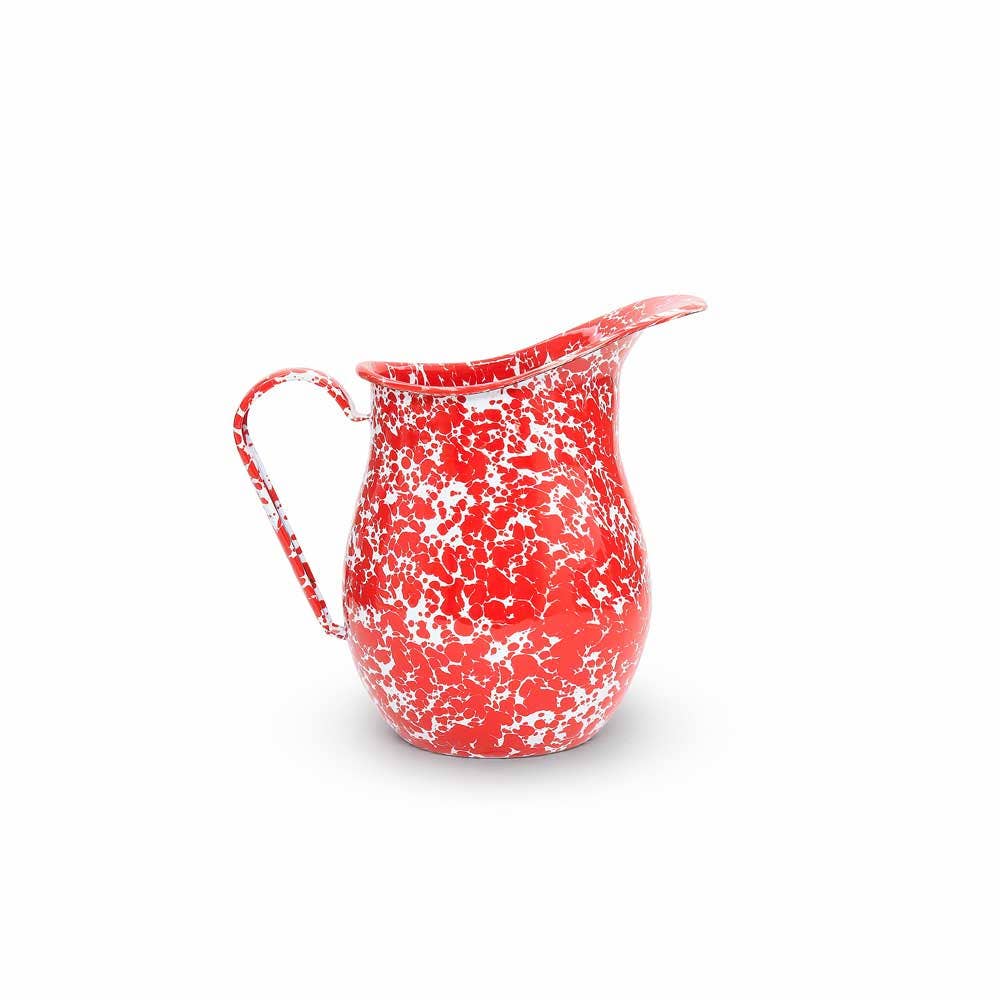 Splatter Enamelware Large Pitcher