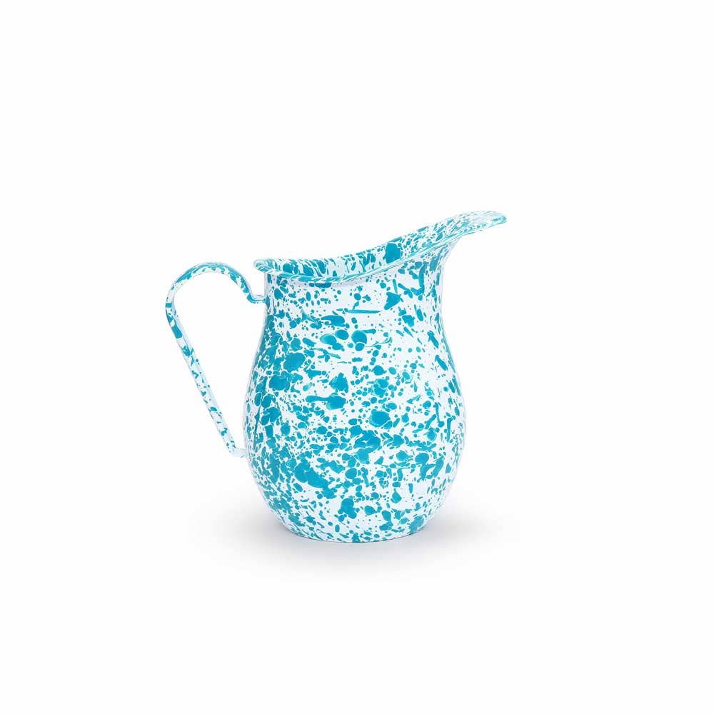 Splatter Enamelware Large Pitcher