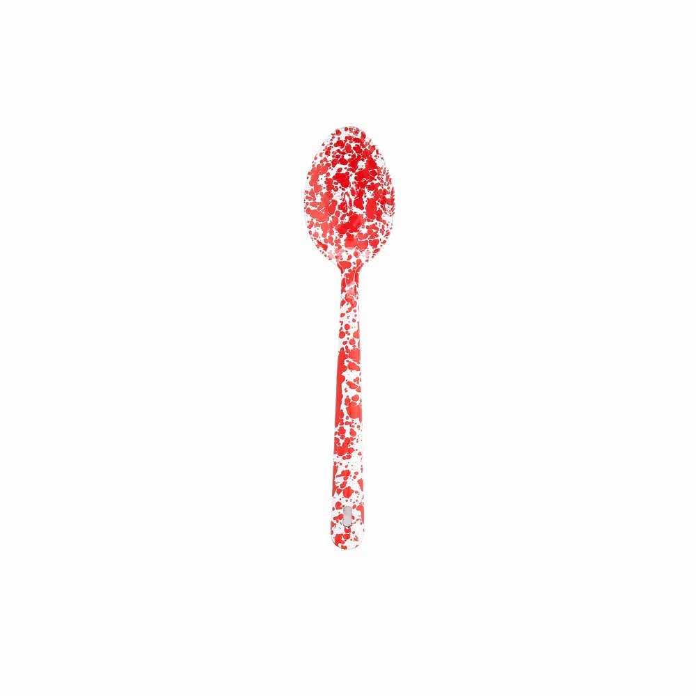 Splatter Enamelware Large Serving Spoon