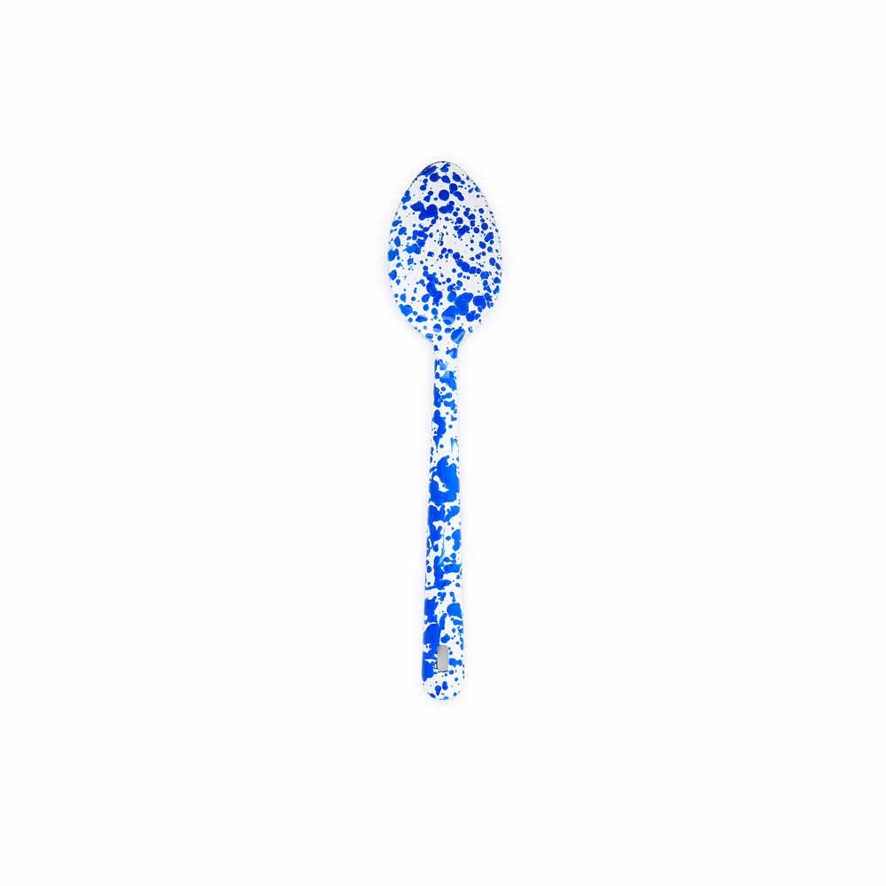 Splatter Enamelware Large Serving Spoon