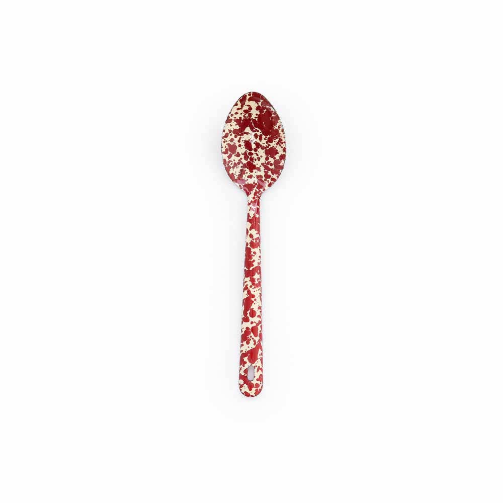 Splatter Enamelware Large Serving Spoon