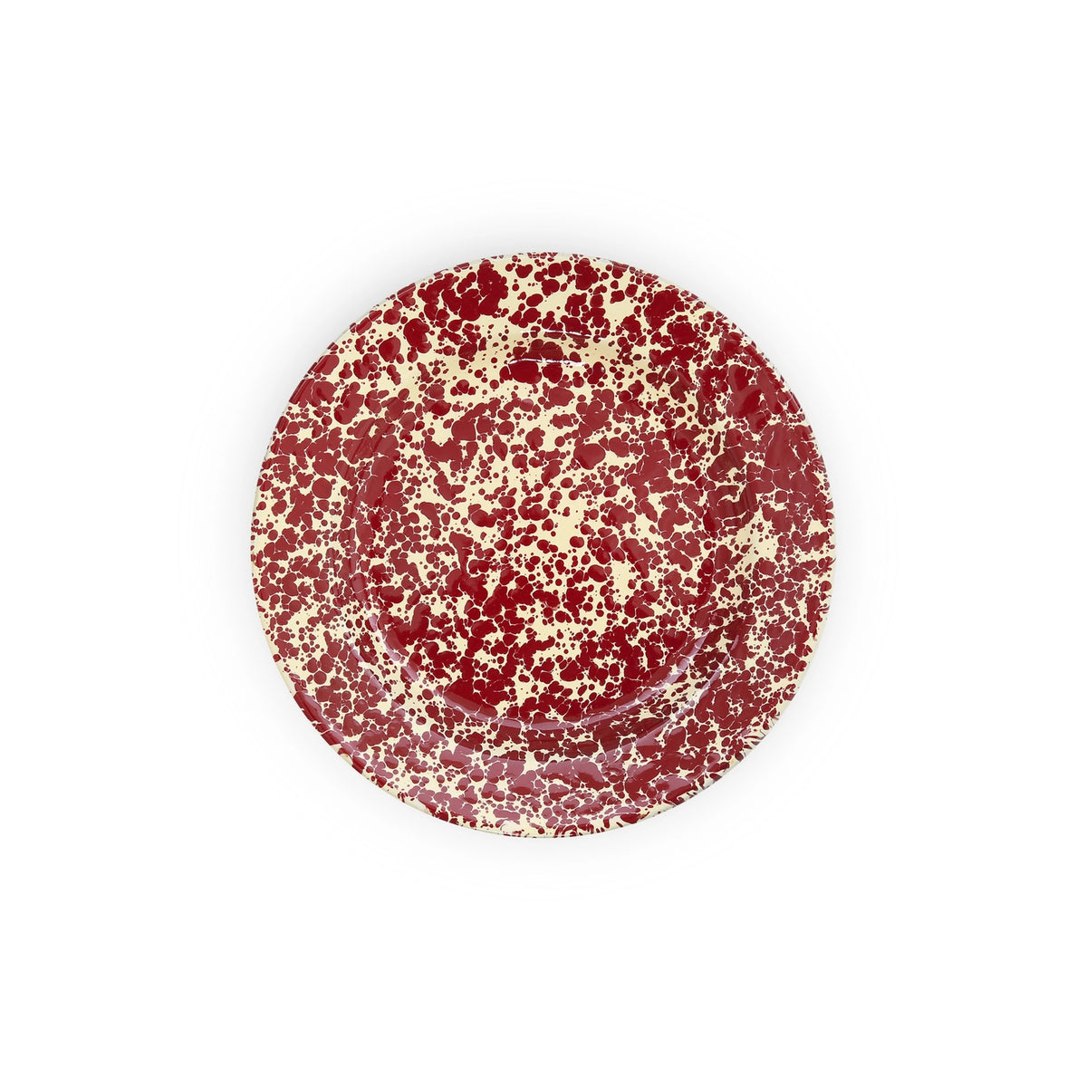 Splatter Enamelware Dinner Plate