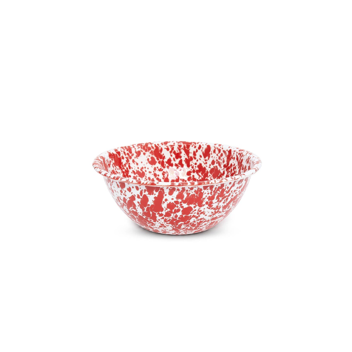 Splatter Enamelware Small Serving Bowl