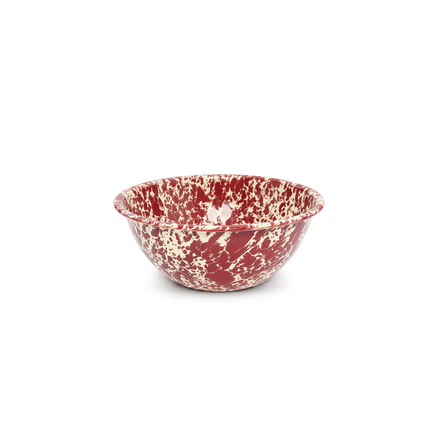 Splatter Enamelware Small Serving Bowl