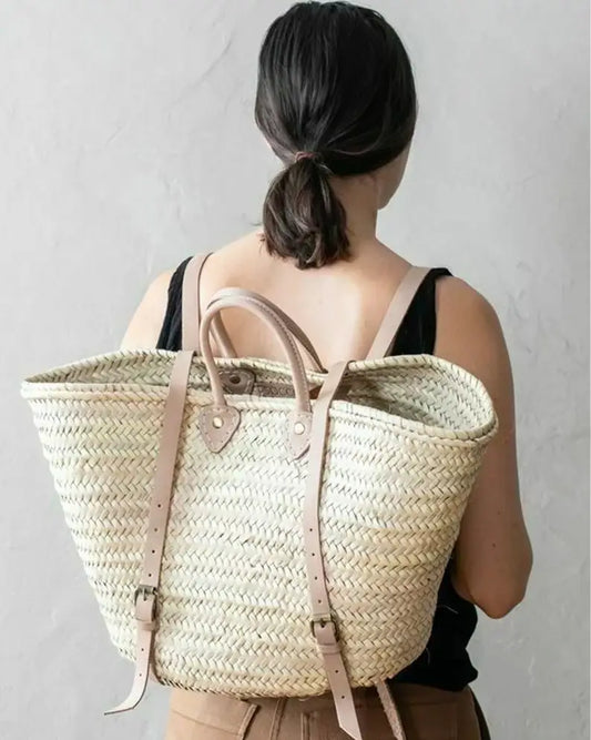 Moroccan Market Basket Backpack