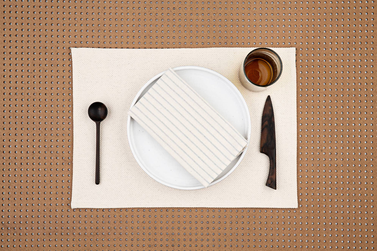 Striped Napkins - Natural – Upcycled Cotton