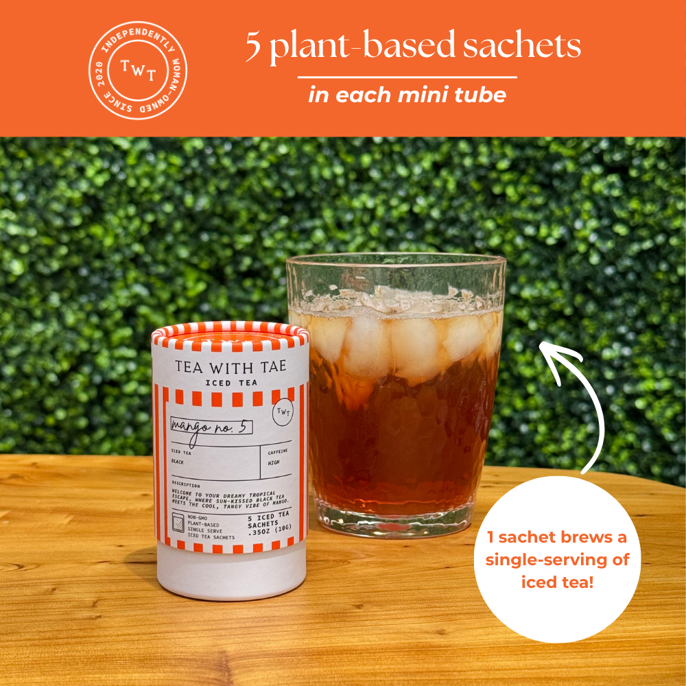 Mango No. 5 Black Iced Mini Tea Tube (5 iced sachets)