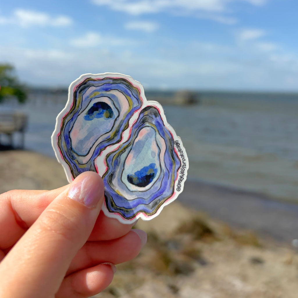 Oyster Shells Sticker