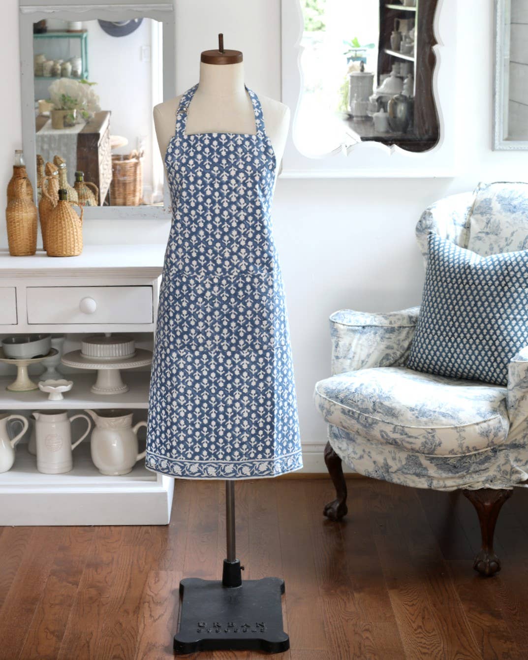 Apron Charlotte Indigo