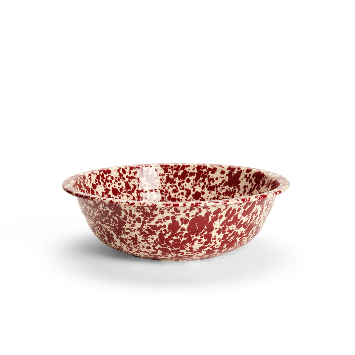 Splatterware - Enamelware Small Basin 4 qt, 12.25"