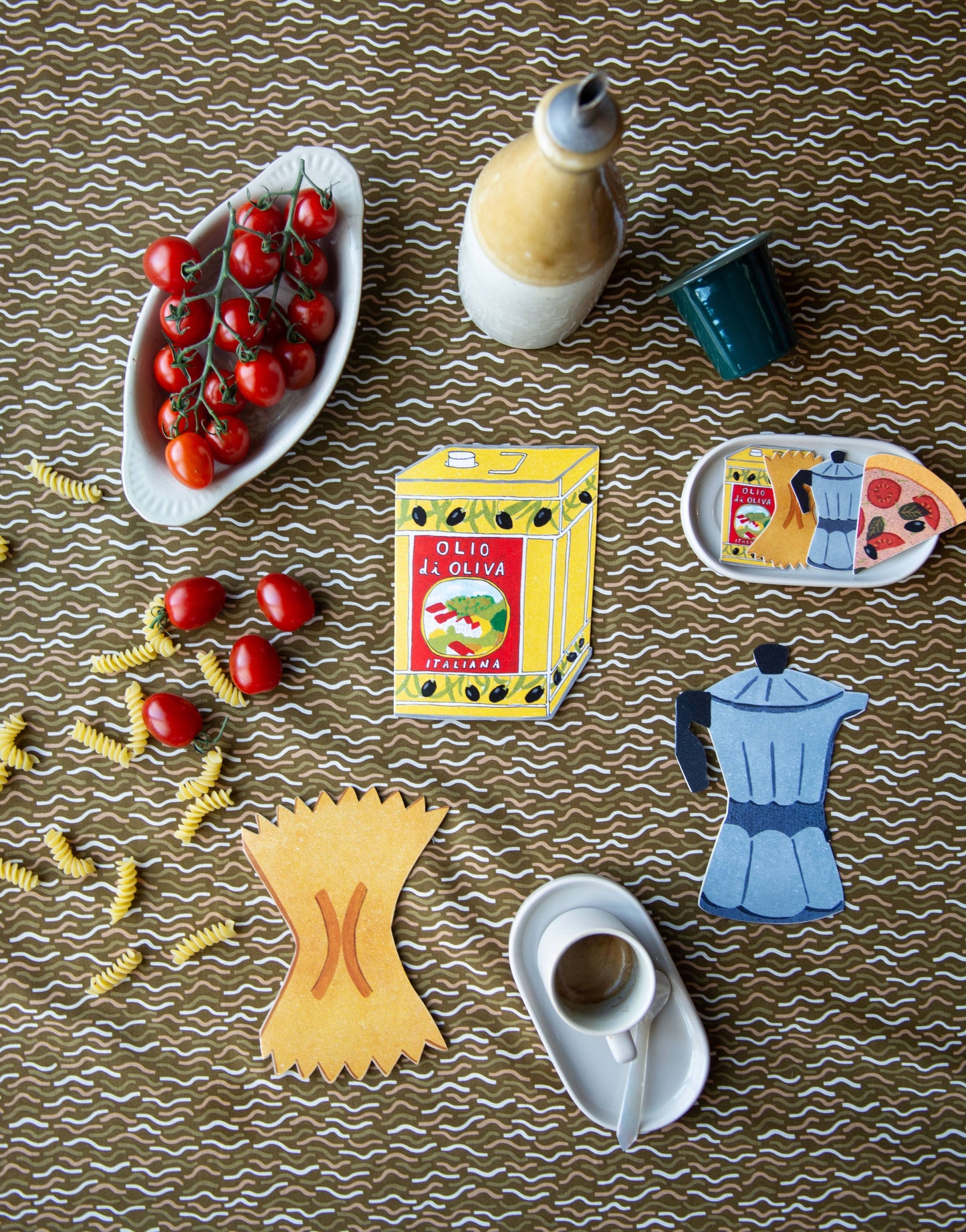 Espresso  Die Cut Card - Italian Collection