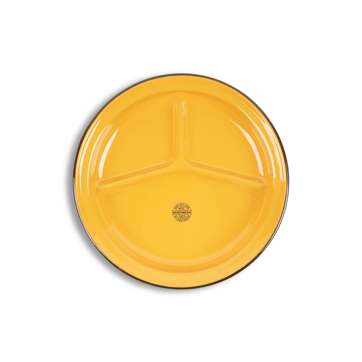 Enamelware Divided Camp Plate
