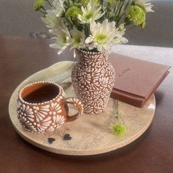Florero Vase - White