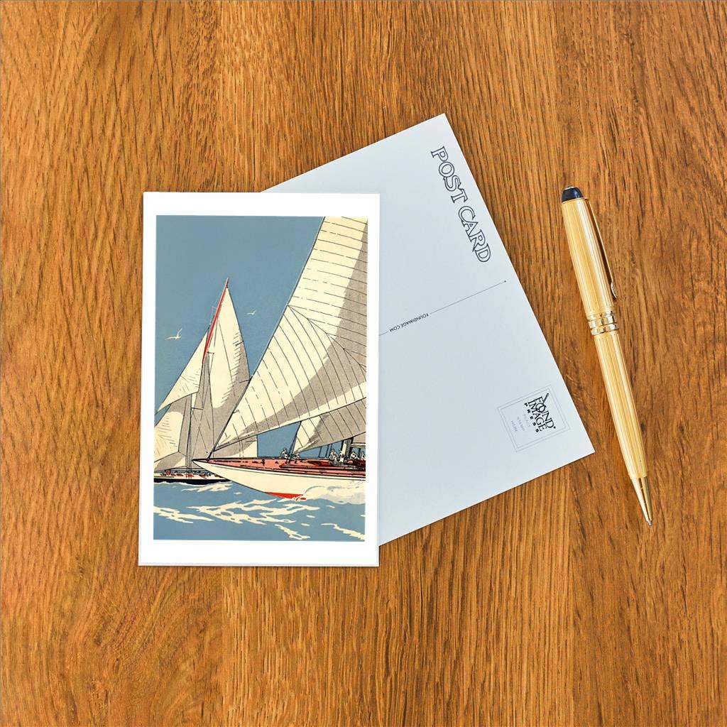 Postcard SL-102 Sailboat Race