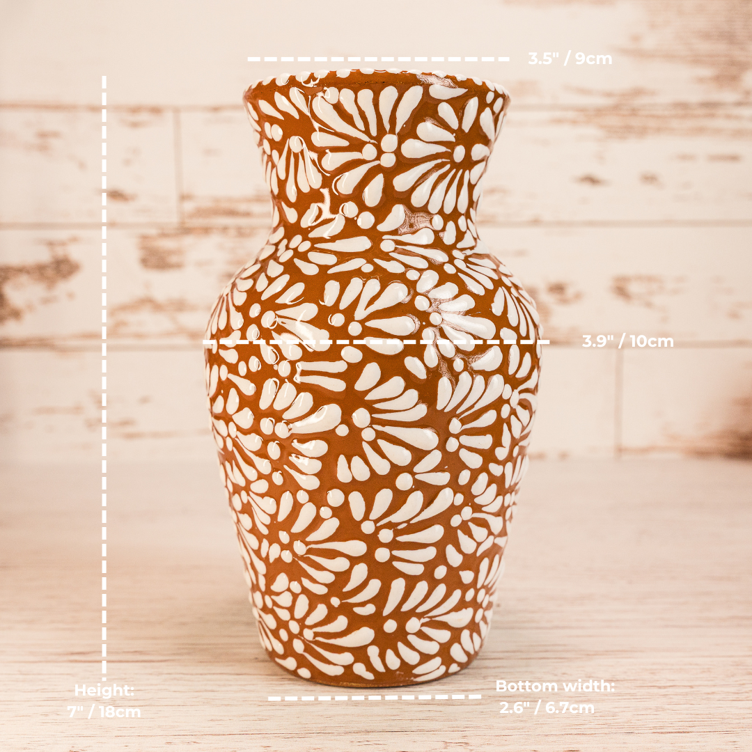 Florero Vase - White