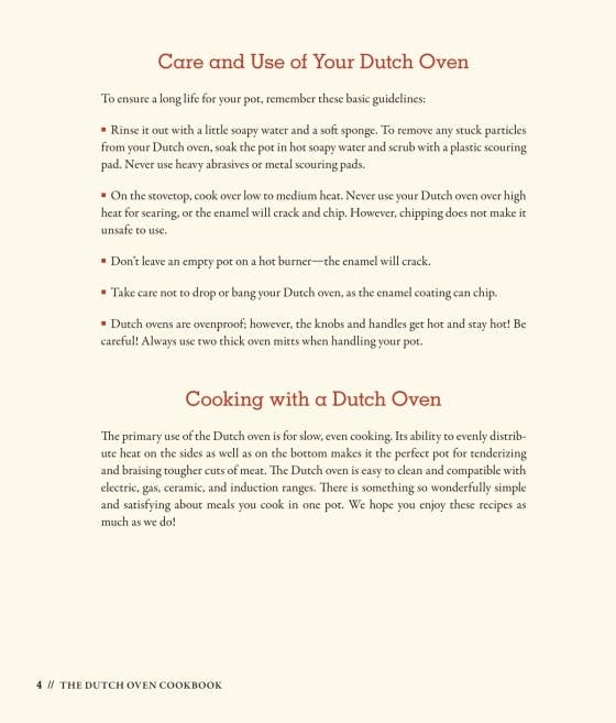 The Dutch Oven Cookbook