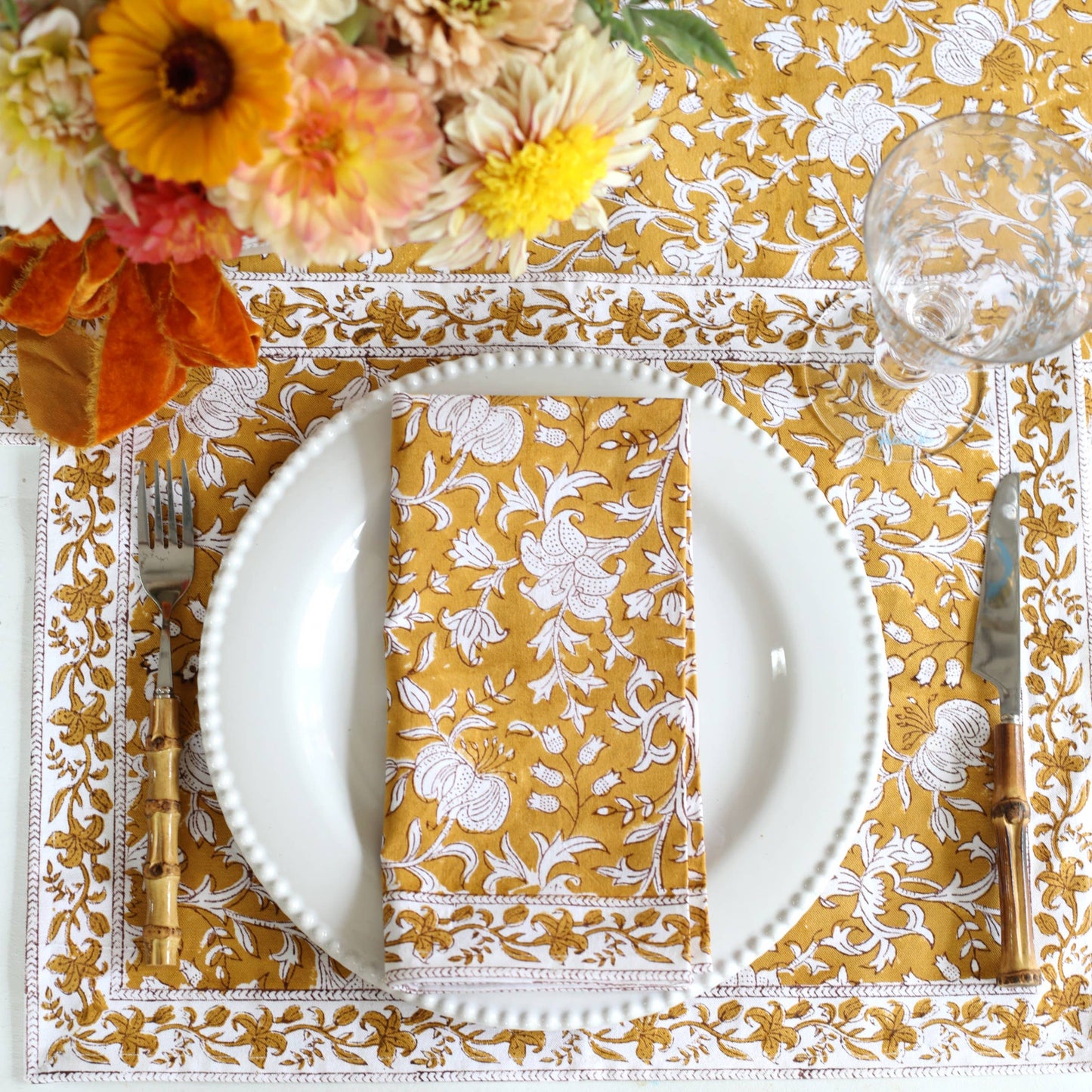 Placemat Pacho Saffron, Set of 4