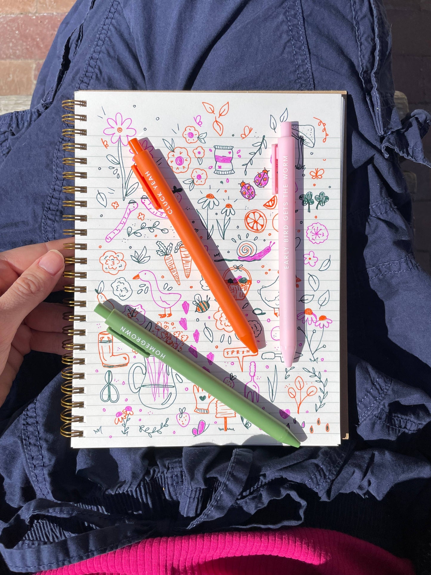 Farm Fresh Jotter Gel Pen: Set of 3