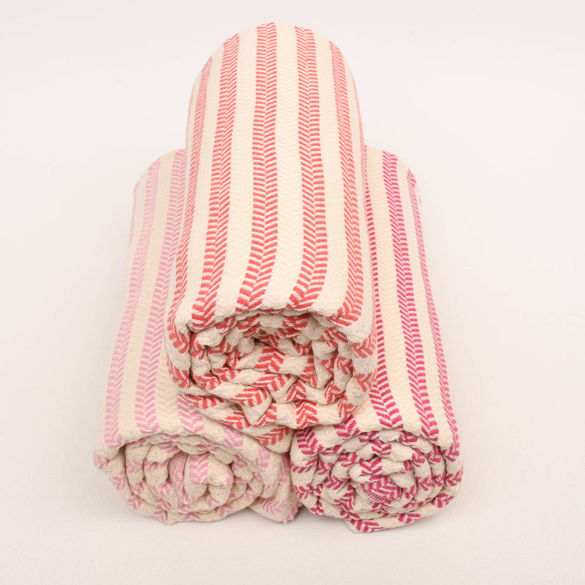 Herringbone Turkish Towels – Organic, Soft & Handwoven