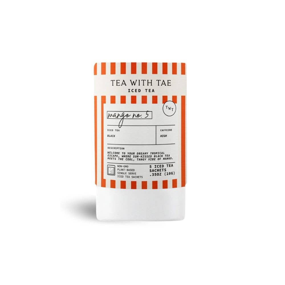 Mango No. 5 Black Iced Mini Tea Tube (5 iced sachets)