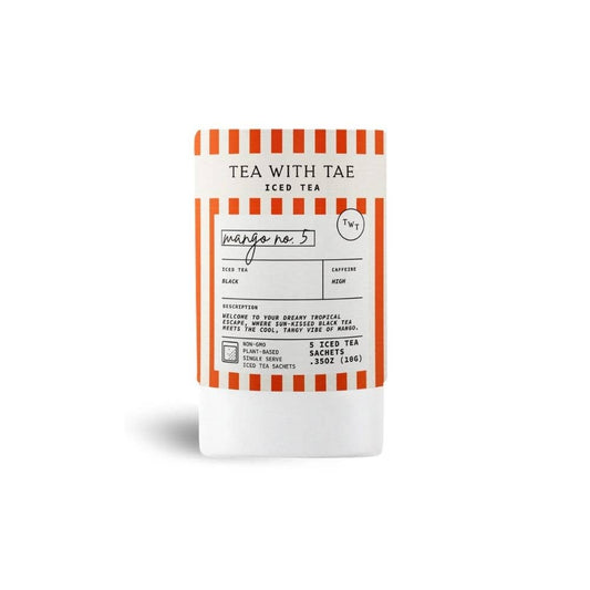Mango No. 5 Black Iced Mini Tea Tube (5 iced sachets)