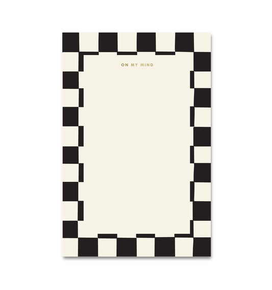 Chessboard Memo Notepad 