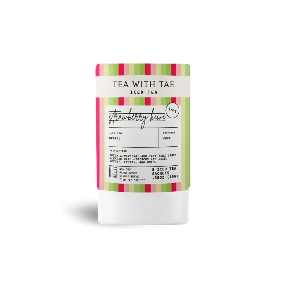 Strawberry Kiwi Iced Mini Tea Tube (5 iced sachets)