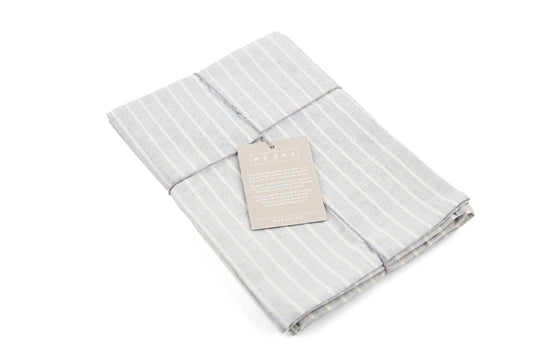 Striped Napkins Blue – Recycled Cotton Set