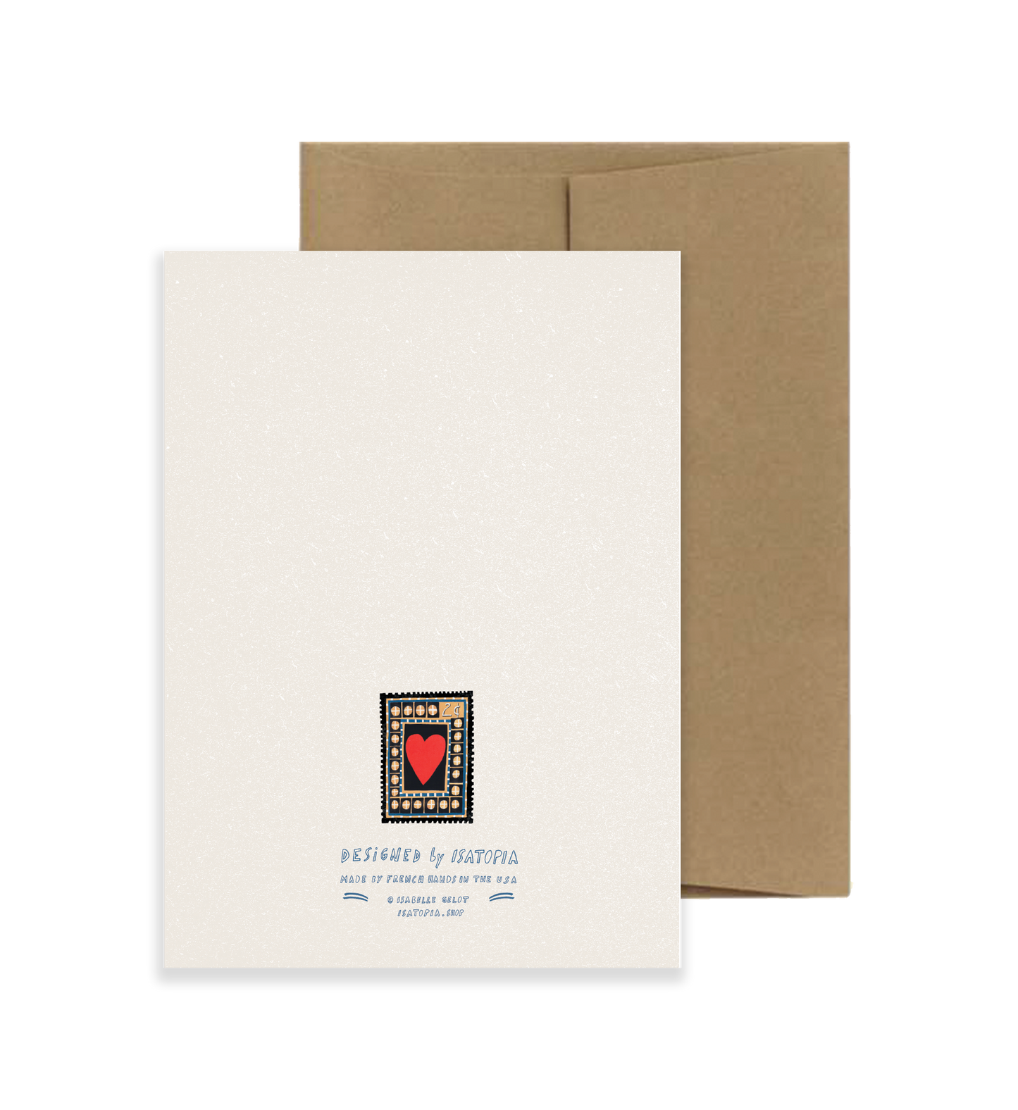 Love Card - Vintage Stamp Series
