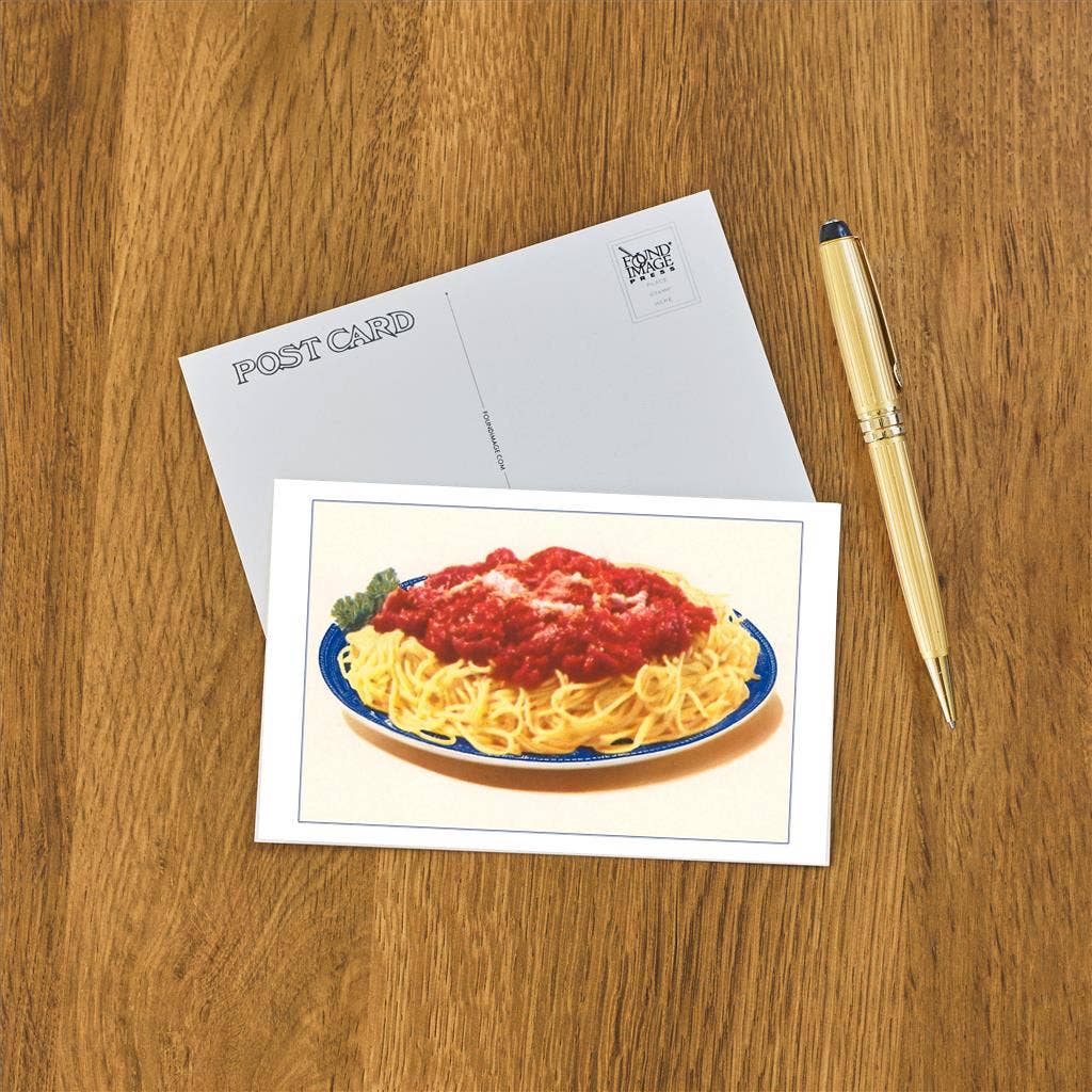 Postcard FO-24 Spaghetti Bolognese