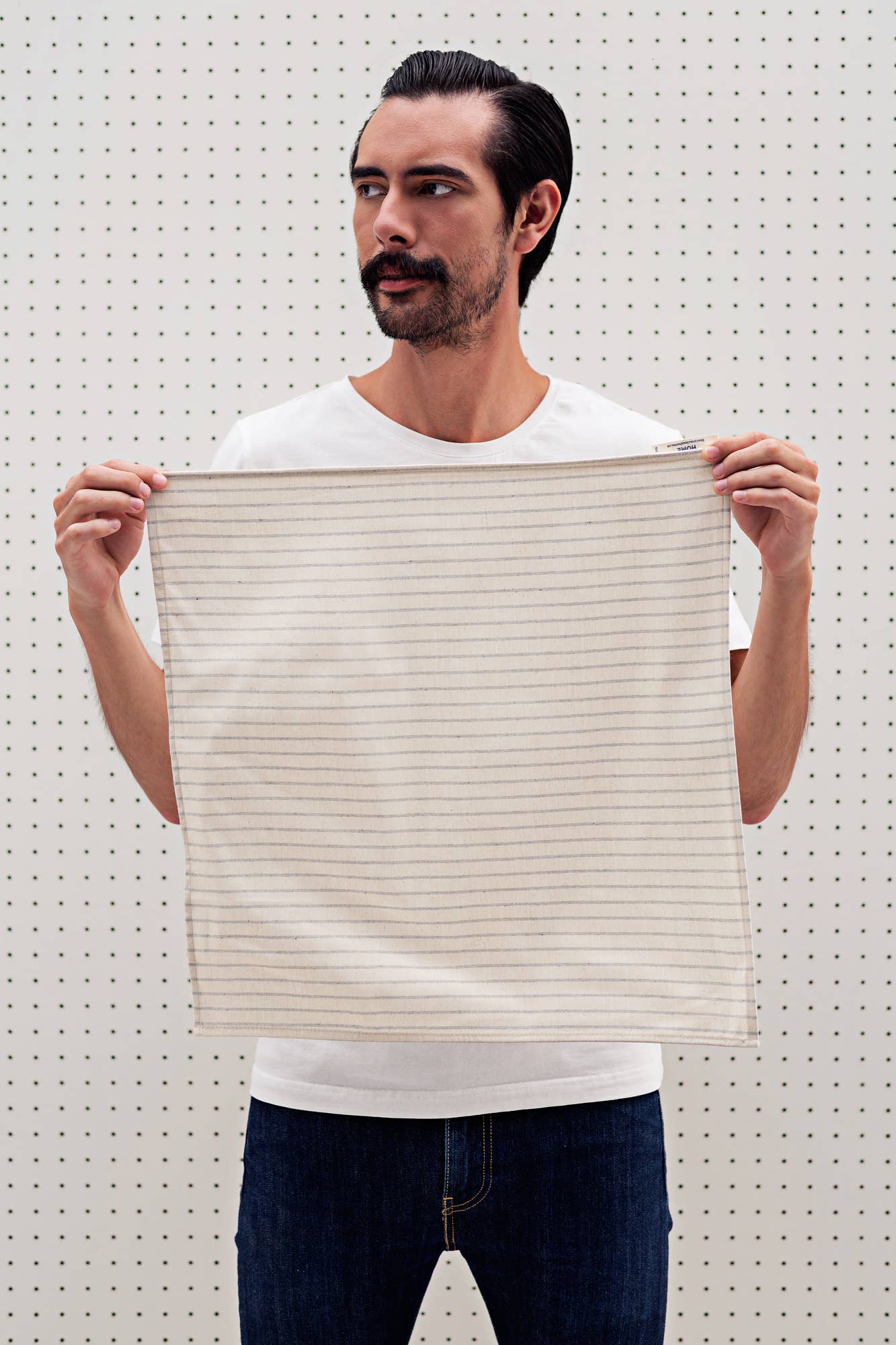 Striped Napkins - Natural – Upcycled Cotton