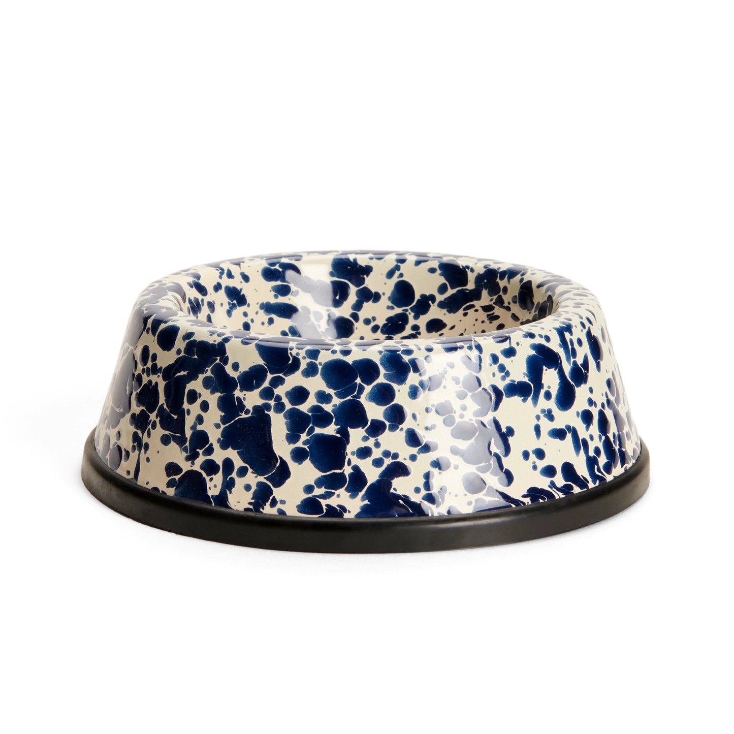 Splatter Enamelware Large Pet Bowl