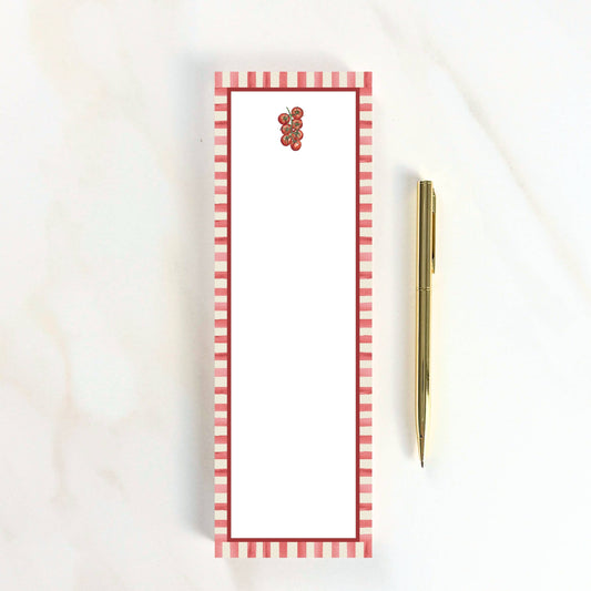 Tomato Skinny Notepad