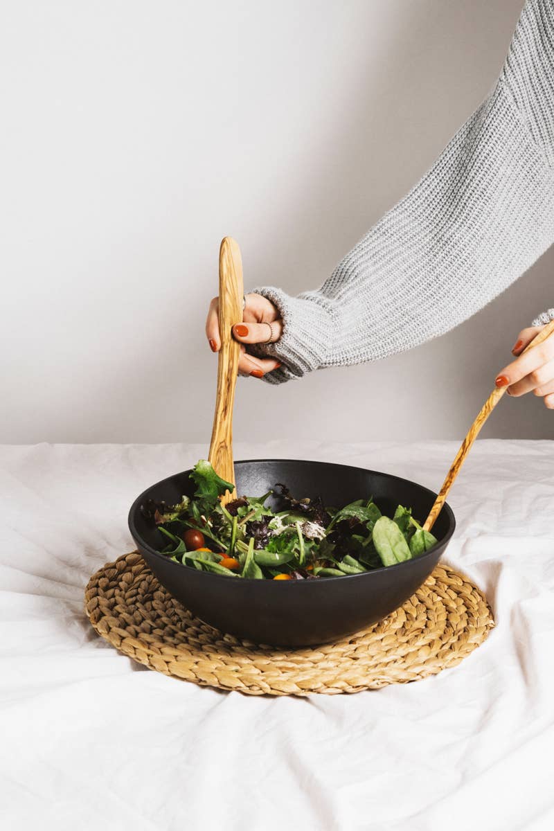 Handmade Stoneware Serving Bowl | Dadasi 11.8"